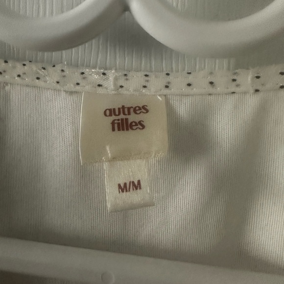 Vintage Style White Blouse (Med) - Picture 3 of 4